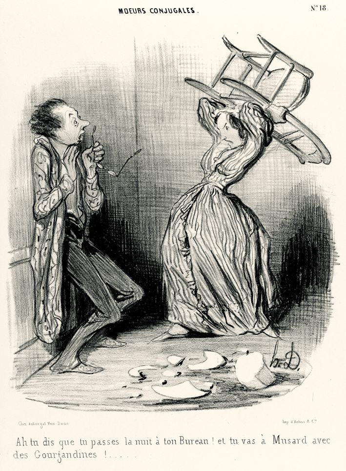  奥诺雷·杜米埃 Honore Daumier ——啊！你说你借宿在你的办公桌